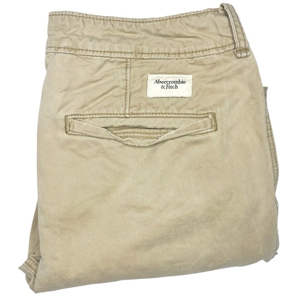 Abercrombie & Fitch Men's Khaki Chinos Pants - Picture 4 of 5